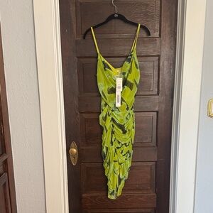 Jonathon Simkhai Dress Size Medium, Chartreuse NWT